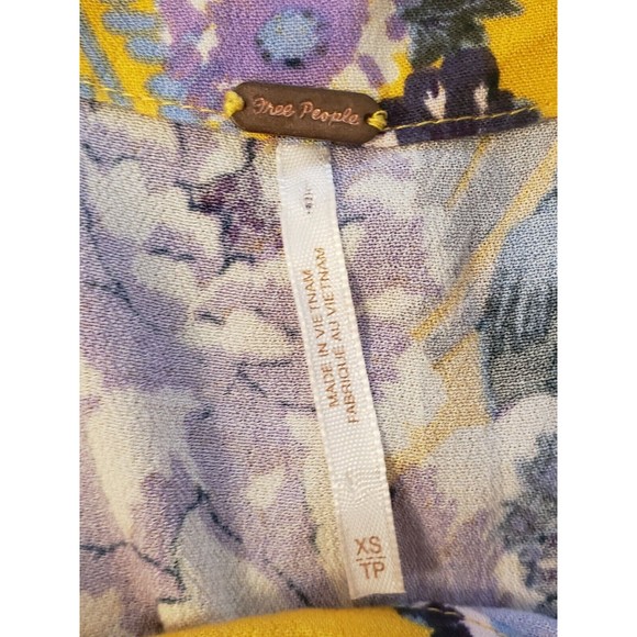 Free People This Sweet Love Tank Top XS Tie Side Shirt - Picture 7 of 7